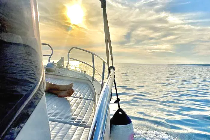 Escursione in barca al tramonto lungo la costa di Otranto