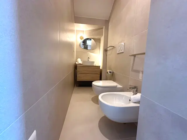 Bagno con doppi servizi, appartamento Borea Otranto
